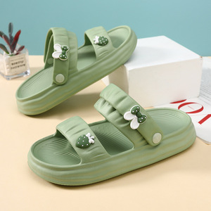 <span class=keywords><strong>Sandalias</strong></span> Planas Antideslizantes de Dos Tiras de Material Eva <span class=keywords><strong>para</strong></span> Mujer Joven, Lindas <span class=keywords><strong>para</strong></span> la Playa y Actividades al Aire Libre - Product Image 5