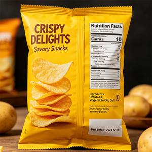 Film laminé imprimé personnalisé de qualité alimentaire pour l'emballage de l'huile d'<span class=keywords><strong>olive</strong></span>, des biscuits, des nouilles, des chips, des bonbons et des snacks avec scellage thermique - Product Image 4