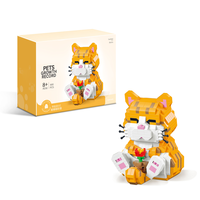 Usine de Shenzhen, jouets de construction miniatures de haute qualité, blocs de construction DIY, animaux de compagnie, chats, chiens, micro-blocs de construction, ensembles d'assemblage pour enfants