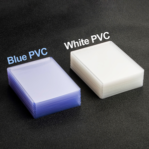 Toploaders transparents en PVC rigide de haute qualité avec fermeture à clip pour cartes à collectionner et cartes de visite - Product Image 1