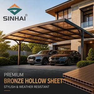 <span class=keywords><strong>Plaque</strong></span> de <span class=keywords><strong>polycarbonate</strong></span> transparente Sunshine, 4 mm, 6 mm, 8 mm, légère, double paroi, matériau de construction pour abri de jardin DIY - Product Image 2