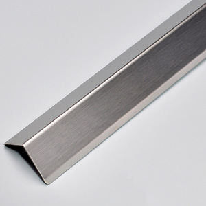 Garniture de carrelage entier <span class=keywords><strong>Profil</strong></span> en acier inoxydable en forme de L pour salle de bain Cuisine Mur Coin Bord Céramique Bande Métallique - Product Image 2