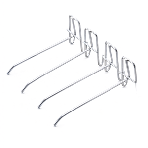 Ganchos de malla metálica para exhibición en paneles de rejilla de supermercado, ranura para tarjetas, accesorios para calcetines, exhibición en tiendas de conveniencia - Product Image 3