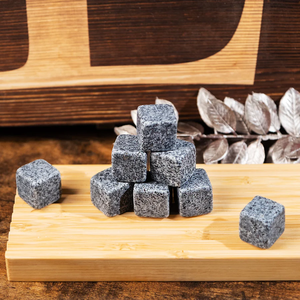 Livraison gratuite aux États-Unis : Ensemble de pierres à whisky en granit pour rafraîchir, accessoires de fumage pour vin, cocktails et whisky, pour homme - Product Image 6