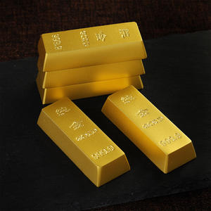 热卖黄铜仿真固体收集硬币高品质合金镀金棒金条金属工艺品礼品铸造 - Product Image 4