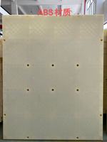 Panneaux de coffrage en plastique creux légers et réutilisables, conception imperméable pour la construction de murs, de dalles et de colonnes en béton