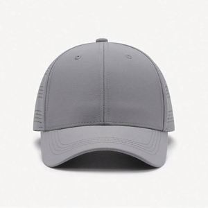 Wholesale in Stock Factory Customized Blank Laser Perforated <b>Hat</b> Breathable <b>Summer</b> 6 Panel Hard Top Baseball Cap - Product Image 1