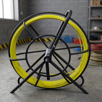 Bobine de câble rond en FRP avec fil jaune pour organiser les fils dans l'atelier