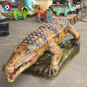 Sanhe-escultura de <span class=keywords><strong>cocodrilo</strong></span> Animal, <span class=keywords><strong>Robot</strong></span> de gran tamaño a la venta - Product Image 1