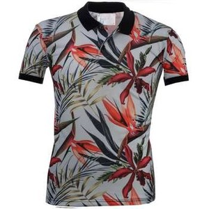 เสื้อเชิ้ตคอวีผู้ชายผ้าโพลีเอสเตอร์ผสมฝ้าย กระดุมทรงแตร พร้อมโลโก้แบบกำหนดเอง - Product Image 5