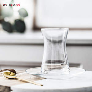 Classico comodo con piattino personalizzato mano tazza di caffè <span class=keywords><strong>in</strong></span> <span class=keywords><strong>vetro</strong></span> termico - Product Image 3