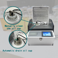 Analizador de Resistividad Dieléctrica y de Volumen de Aceite Automático Push PS-2001A - Analizador Tan Delta de 3 Electrodos con Drenaje Automático de Aceite