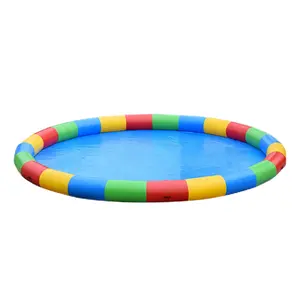 Piscina de agua inflable redonda colorida a la venta