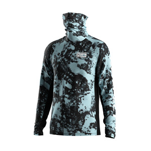 Camisa de Protección Solar para Hombre con Protector Facial Integrado, Zona de Malla Estratégica, Sin Fricción, Ligera, para Pescadores y Aventureros - Product Image 1