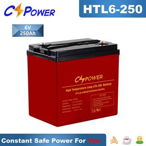 Cspower có thể sạc lại BATERIA 6V 225ah chu kỳ sâu Gel năng lượng mặt trời Pin HTL6-225 - Product Image 3