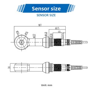Jishen 220V yüksek aralıklı korozyona dayanıklı PFA elektrot sensörü İletkenlik test cihazları yüksek konsantrasyon için 2000ms 1 - Product Image 3