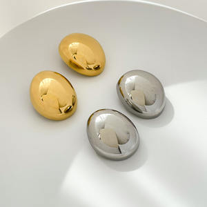 Grandi orecchini Statement orecchini Extra Large orecchini in acciaio inossidabile con peso leggero vuoto gioielli di alta qualità Pendientes de <span class=keywords><strong>moda</strong></span> - Product Image 2