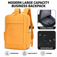 Sac à dos pour ordinateur portable 15 pouces extensible, imperméable, grande capacité, léger, pour les voyages