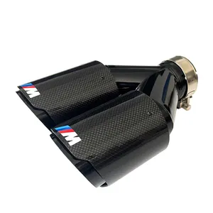 BMW M4 Dual Carbon Muffler Led Exhaust Tips Pipe Suppliers