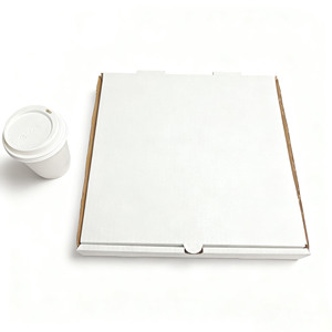 Caja de Cartón Corrugado para Catering de 13 x 13 Pulgadas de Clay <span class=keywords><strong>King</strong></span>, Materiales Reciclados, Impresión a 1 Color, Envío para Pizza para Llevar, para la Industria Alimentaria - Product Image 1