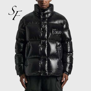 Chaqueta informal de gran tamaño con logotipo personalizado para <span class=keywords><strong>hombre</strong></span>, <span class=keywords><strong>ropa</strong></span> de calle de exterior de poliamida y plumón de <span class=keywords><strong>ganso</strong></span>, gran oferta, Otoño e Invierno - Product Image 1