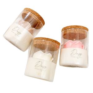 Vela Aromática de Cera de Soya con Aroma a Peonía, Hecha a Mano por LANJO, en Campana de Cristal Dorada, Vela Floral de Aromaterapia, Decoración para el Hogar, Día de San Valentín - Product Image 5