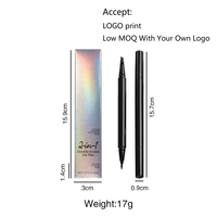 Crayon à sourcils imperméable végétalien de haute qualité nouveauté stylo à sourcils Tube blanc personnalisé marque privée en gros personnalisable