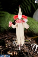 AROMA Scary Sonic Clown Stake LED Light-Up with Sound&Flashing Eyes for Halloween Decor Outdoor Halloween Display