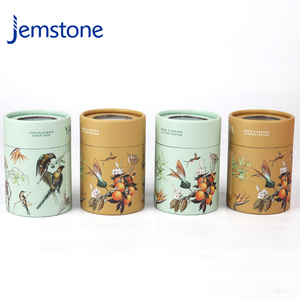 Custom Printed Coffee Tea Aluminum Liner Cylinder Tube Packaging Matcha Powder Food Grade Cardboard Paper Tube with Top Window - Product Image 6