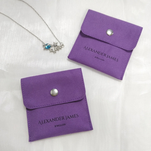 Fabricants chinois, vente en gros de mini-enveloppes écologiques pour bijoux de la marque USM, boutons-pression, microfibre, promotion des boucles d'oreilles - Product Image 2