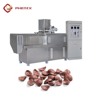 Machine d'extrudeuse de céréales à grains entiers Choco hoop croquant de céréales de <span class=keywords><strong>blé</strong></span> boucles de fruits/céréales de petit déjeuner production de flocons de maïs - Product Image 4