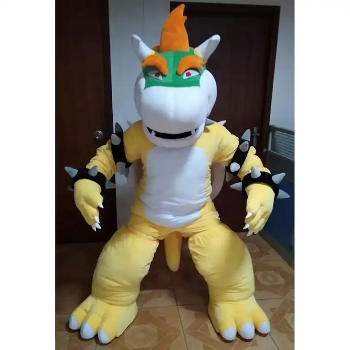 Mascot character Mario Bros - Bowser - Our Sizes L (175-180CM)