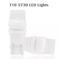 T10 W5W 194 168 Céramique 3D LED Lampe de Plaque d'Immatriculation de Voiture Rouge Jaune Blanc 501 Auto Dôme Instrument Lumière Wedge Ampoule