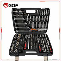 Ensemble d'outils de réparation automobile de 216 pièces, kit de clés à douilles avec étui rigide OEM 1 ensemble
