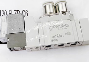 โซลินอยด์แบบสองตำแหน่ง SMC รุ่นดั้งเดิม 5/2 ทาง SY3260-2HD-C6 G1/8 ติดตั้งโดยตรง แบบไหลสูง สำหรับระบบนิวเมติก - Product Image 2