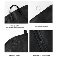 Costume suspendu sac de vêtement transporteur de voyage vêtements housses de poussière respirantes sac pour manteaux vestes robes