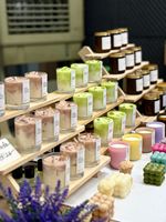 LANJO Kaffee-Karamell-Latte Eiskaffee-Matcha-Latte Duftkerze mit Kaffee-Aroma