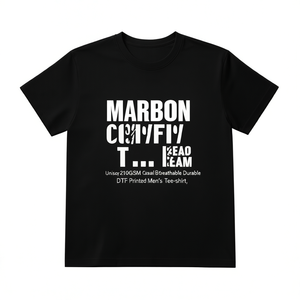 T-Shirt Unisex 210GSM 100% Cotone, Casual, Traspirante, Resistente, con Stampa DTF, Maglietta da Uomo - Product Image 2