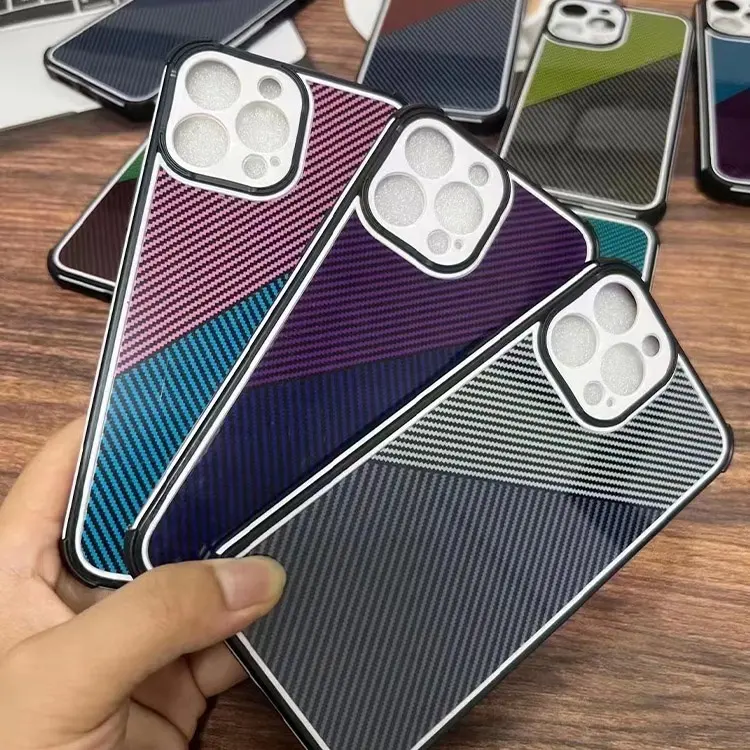 Cell Phone Smoke Cases Skin Touch feeling PC Mobile Carbon fiber Case for Poce/Realmi/huawei p50 pro/iphone 7plus/redmi 9