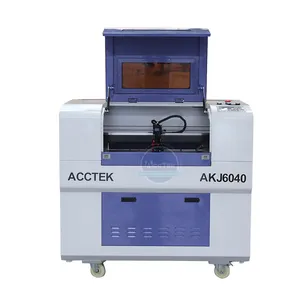 AccTek CNC ليزر حفارة صغيرة ماكينة الحفر بالليزر سعر 6040