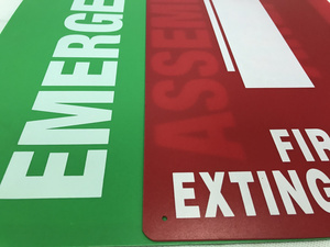 Segnale di avvertimento antincendio personalizzato per il traffico e la sicurezza in alluminio europeo - Product Image 2