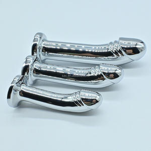 SacKnove金属代替品セックスおもちゃゲイバット刺激ペニス女性オナニーリアル男性ディルドアナルプラグ - Product Image 2