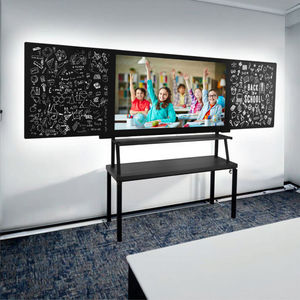 ไวท์บอร์ดอัจฉริยะแบบพับได้ขนาด 75 นิ้ว หน้าจอสัมผัส 4K UHD ระบบแอนดรอยด์ 13 สำหรับการฝึกอบรมกลางแจ้ง - Product Image 1