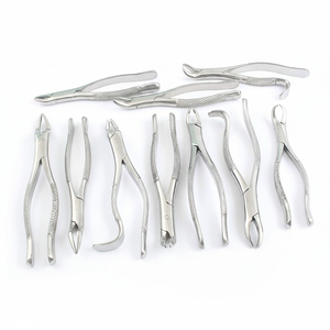 Ensemble de pinces d'extraction dentaire en acier inoxydable 10 pièces Instruments médicaux d'extraction de dents professionnels dentistes chirurgie buccale - Product Image 2