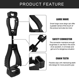 Portable Lightweight Plastic Grabber Glove Clips for Work Glove <strong>Holders</strong> Glove <strong>Holder</strong> Clip for Hard <strong>Hats</strong> Duty Belt Construction - Product Image 3
