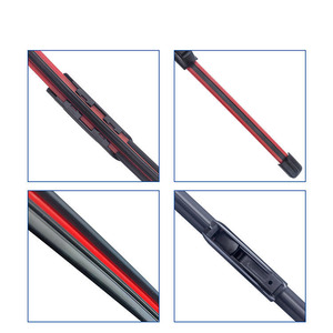 Carall S701 Top Ventas Universal Rojo Nuevo Limpiaparabrisas Grafito Plano Auto Neopreno Limpiaparabrisas - Product Image 3
