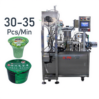 Machine de remplissage et de scellage automatique pour pots en verre, barils, bouteilles et flacons de miel, huile, confiture, ketchup, beurre, sauce, pâte, avec contrôle PLC