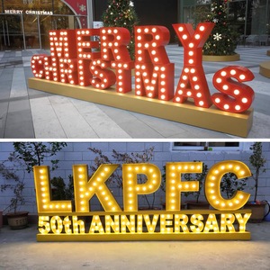Lettres et chiffres géants en métal RGB néon de 3 à 4 pieds pour la décoration de mariage, les célébrations de remise des diplômes, les locations pour fêtes - Product Image 5