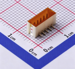 ขั้วต่อแบบ SMT SMD รุ่น <span class=keywords><strong>B5B</strong></span>-<span class=keywords><strong>ZR</strong></span>-SM4-TFT <span class=keywords><strong>ZR</strong></span> Series 5 ขา ระยะห่าง 1.5 มม. แบบแนวนอน สำหรับเชื่อมต่อสายไฟกับแผงวงจร  สำหรับยานยนต์  ระดับการป้องกัน IP66  ตัวเรือนทำจากไนลอน - Product Image 1