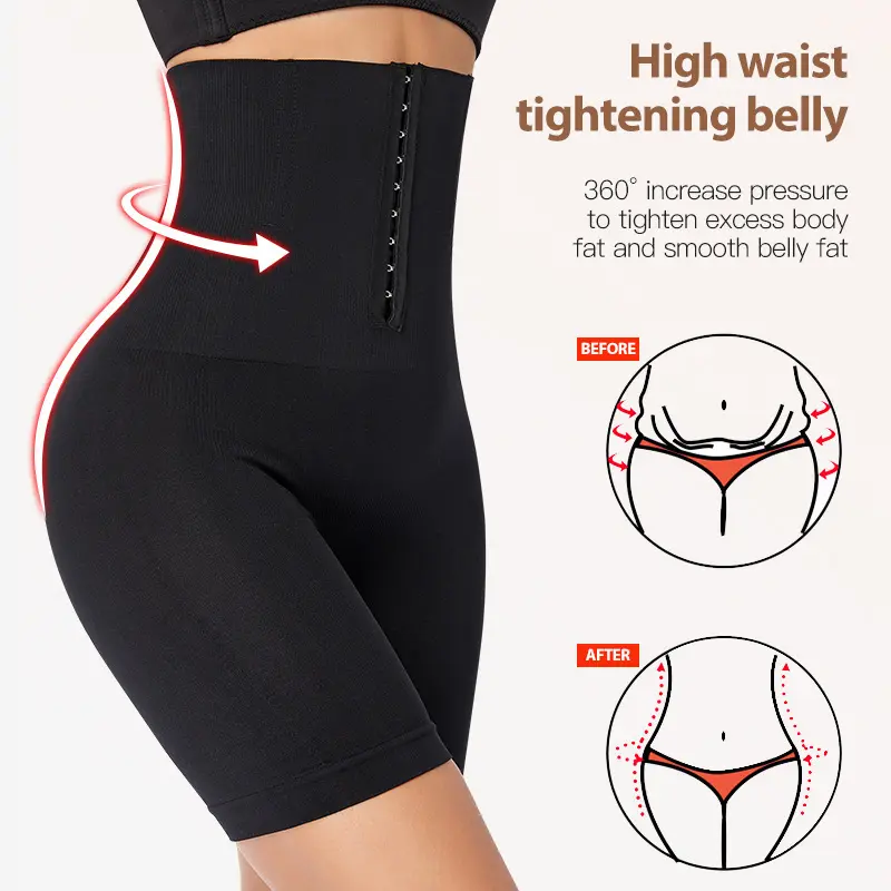 Kadın M boyutu kolombiyalı Shapewear kontrol külot tarzı sportif askısız Boyshort vücut şekillendirici bel eğitmen tayt kumaş